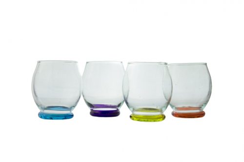Set 4 Vasos tradicional de color