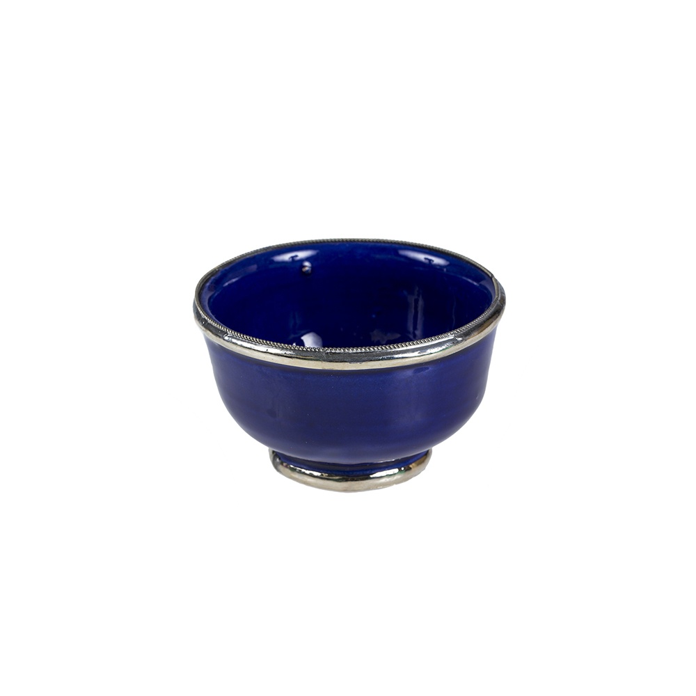 Enameled bowl ∅ 8 cm blue The African Touch