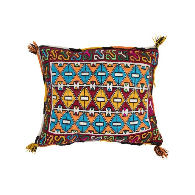 Cojin de kilim bereber con relleno (35x30)