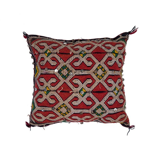 Cojin de kilim bereber con relleno (47x33)